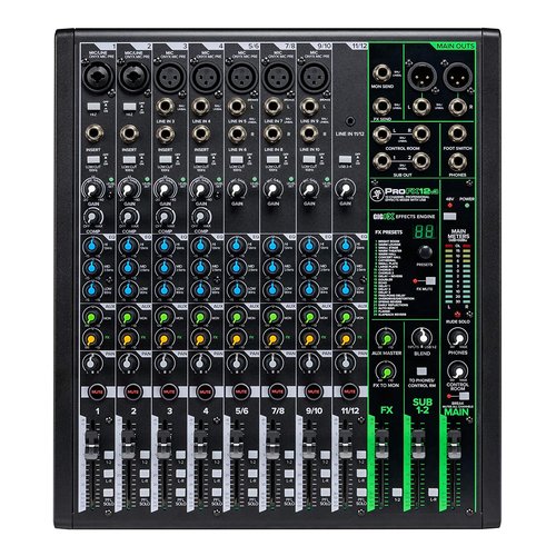 Mixer disc jockey Mackie ProFX12v3 PROFXV3 SERIES Black