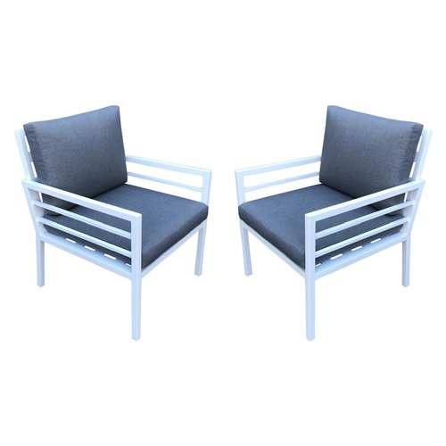 Set poltrone Amicasa LOREN Bianco