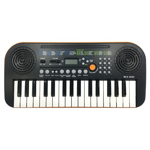 Tastiera musicale Miles Mls 6682 Black e Orange