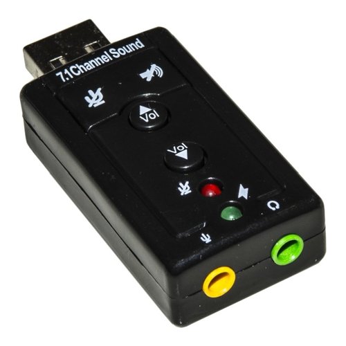 Connettore computer Itb MGLK70777G Adattatore Usb a Jack 3.5Mm Black