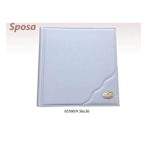 Album fotografico Geo's 3500 9 SPOSA 36X36 Bianco Bianco
