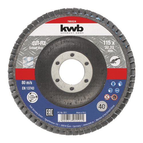 Disco lamellare smerigliatrice Kwb 795524 CUT FIX