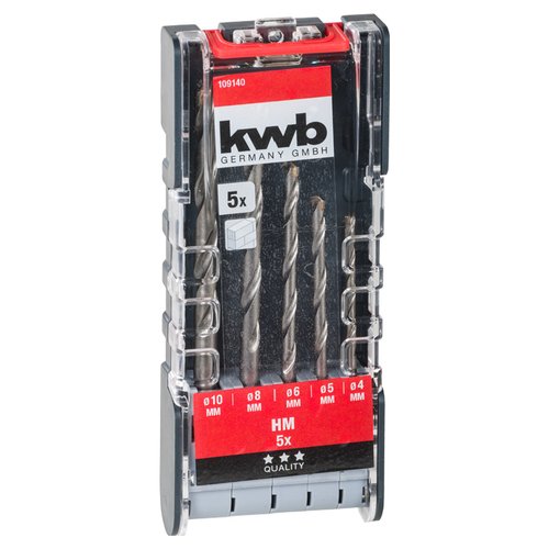 Set punte trapano Kwb 109140 Astuccio 5 Pz