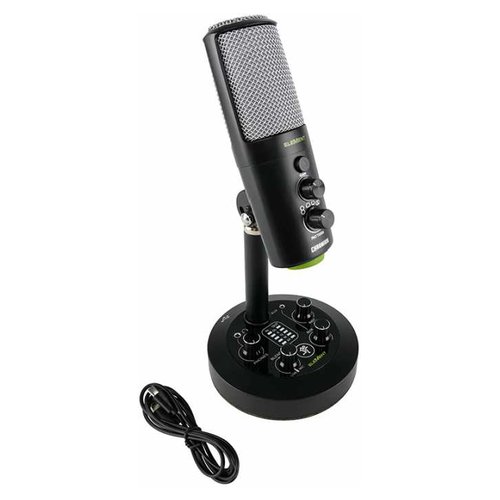 Microfono USB Mackie ELEMENT SERIES Em Chromium Black