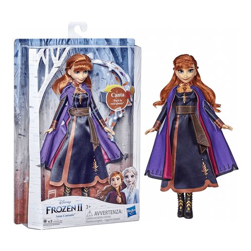 Bambola Hasbro E6823ICO Frozen Anna Cantante
