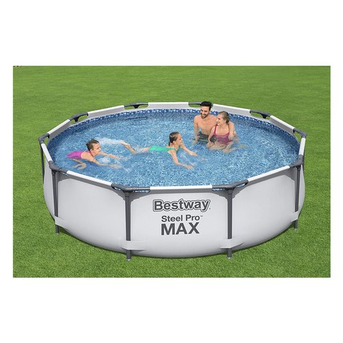 Piscina Bestway 56408 3 STEEL PRO MAX con pompa filtro Blu