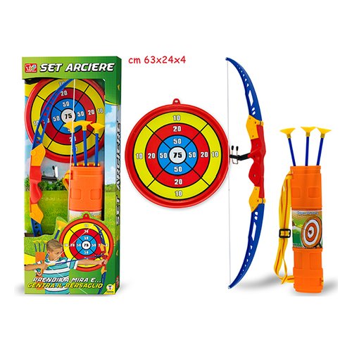 Arma giocattolo Teorema 63288 TEO'S Set Arciere con 3 Frecce