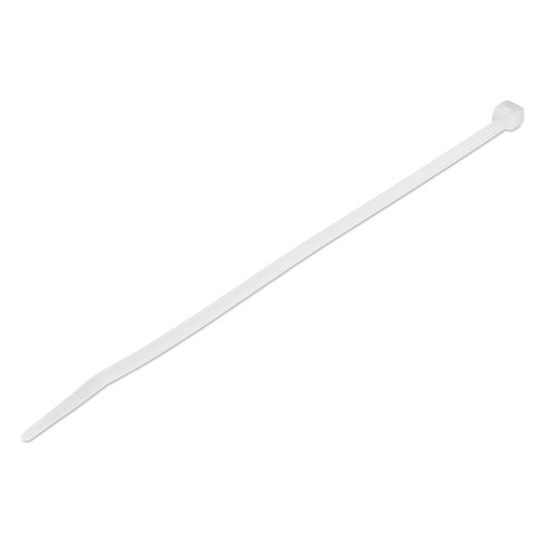 StarTech.com Fascette fermacavo riutilizzabili da 20 cm - 4 mm di larghezza, 55mm di diametro del fascio e resistenza alla trazione 22 kg, fascette in nylon autobloccanti, Omologati 94V-2/UL, 100 pezz