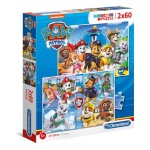 Clementoni - Puzzle Clementoni 21617 Paw Patrol 2x60 pz