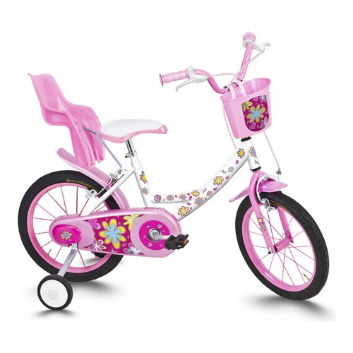 Bicicletta Cicli Roveco 956 FLOWER Bianco e Rosa