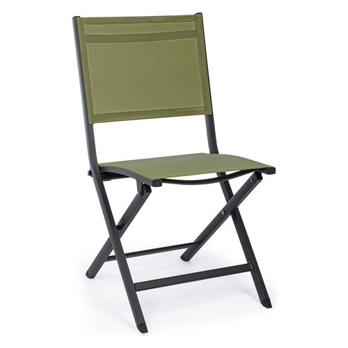 Sedia da esterno Yes Everyday 0662547 ELIN Antracite e Verde