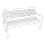 Yes Everyday - Cuscino panca Yes Everyday 0805591 POLY180 Naturale