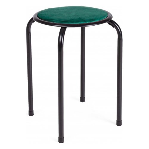 Sgabello Yes Everyday 0733144 AMAL Nero e Verde bosco
