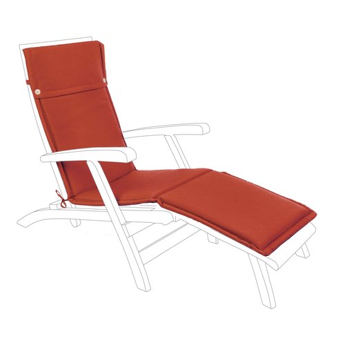 Cuscino chaise long Yes Everyday 0806655 POLY180 Rosso arancio