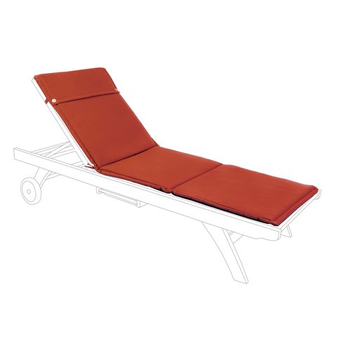 Cuscino lettino Yes Everyday 0806658 POLY180 Rosso arancio