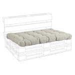 Yes Everyday - Cuscino panca Yes Everyday 0806706 POLY230 Beige