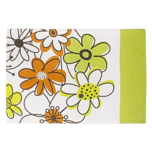 Set tovagliette Yes Everyday 0467228 BOUQUET Verde e Arancio