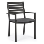 Sedia con braccioli Yes Everyday 0662930 HELINA Antracite