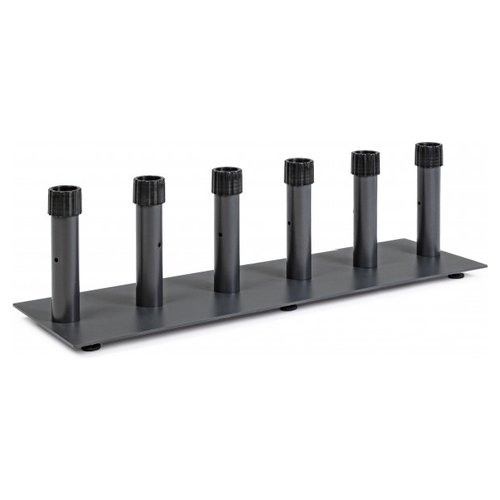 Display 6P Ombrellone Grigio Scuro Acciaio Verniciato 0795389