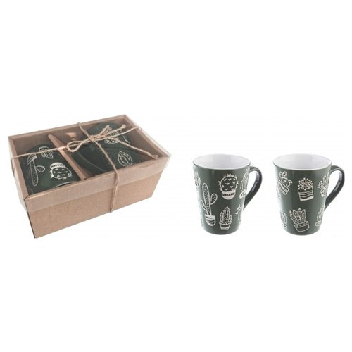 Set tazze Yes Everyday 0553630 CACTUS Mug Verde