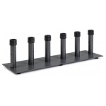 Display 6P Ombrellone Grigio Scuro Acciaio Verniciato 0795389