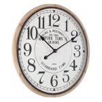 Orologio da parete Yes Everyday 0181892 Ticking Q16 Bianco e Legno