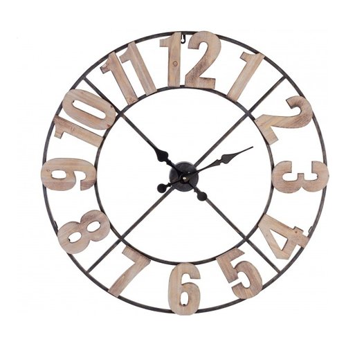 Orologio da parete Yes Everyday 0180948 Simple Nero e Legno