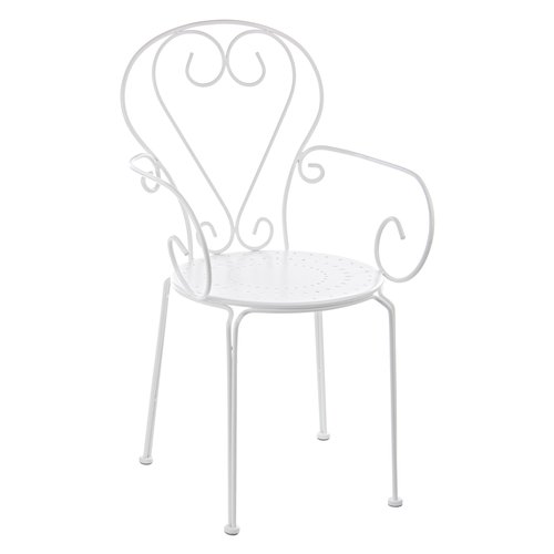 Sedia con braccioli Yes Everyday 0802378 ETIENNE Bianco