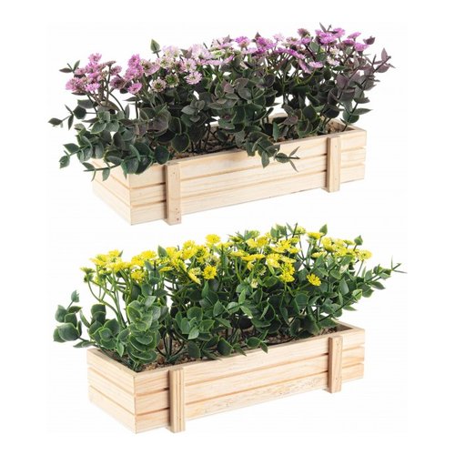 Pianta artificiale Yes Everyday 0172530 VASO FIORE DIANTHUS ASS2 Assor