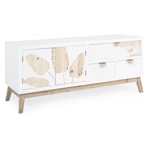 Base Yes Everyday 0744973 FOLIUM Bianco e Legno naturale