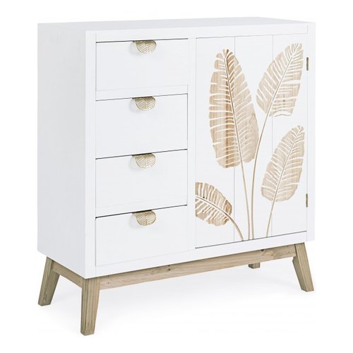 Base Yes Everyday 0744971 FOLIUM Bianco e Legno naturale