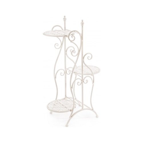 Porta piante Yes Everyday 0720986 EMILY pieghevole 3 piani Bianco anti