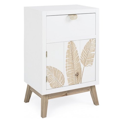 Base Yes Everyday 0744967 FOLIUM Bianco e Legno naturale