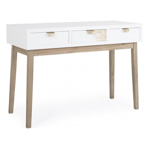 Consolle Yes Everyday 0744969 FOLIUM Bianco e Legno chiaro