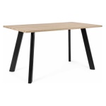 Tavolo Yes Everyday 5732050 GIANT Nero e Legno chiaro