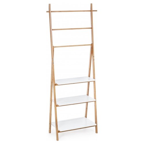 Scaffale arredo Yes Everyday 0720635 AUDREY Bianco e Legno chiaro
