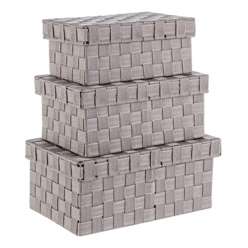 Set ceste Yes Everyday 0212968 INTRECCIO Con Coperchio Beige