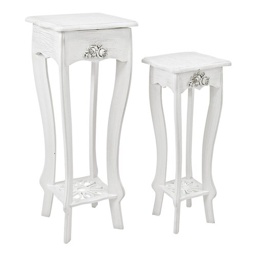 Set tavolini Yes Everyday 0744181 BLANC Bianco decapè