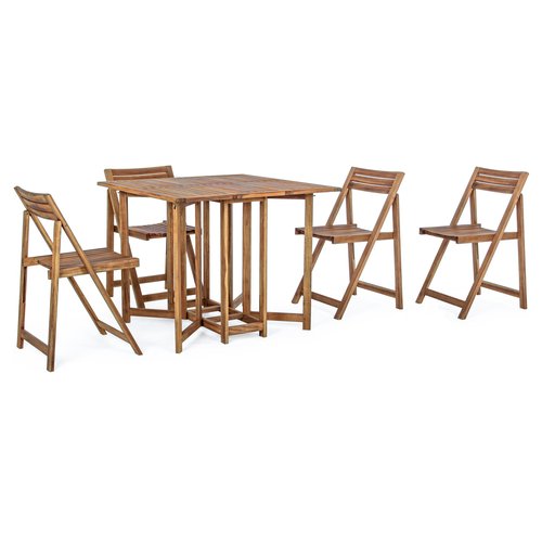 Set tavolo e sedie Yes Everyday 0805988 NOEMI Acacia naturale