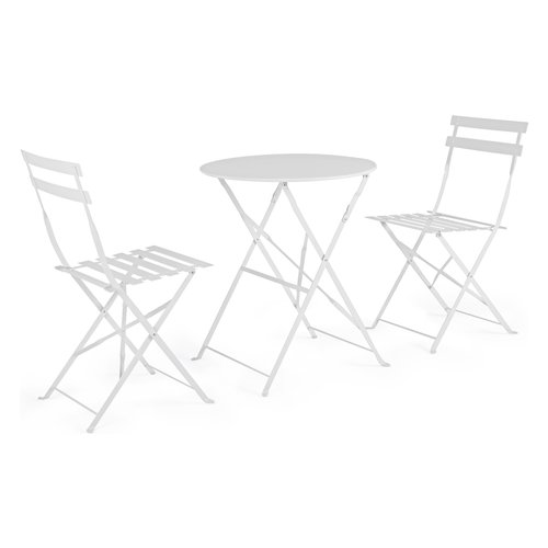 Set tavolo e sedie Yes Everyday 0803546 WISSANT Bianco