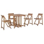 Yes Everyday - Set tavolo e sedie Yes Everyday 0805988 NOEMI Acacia naturale