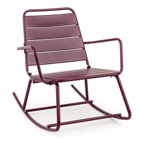Sedia a dondolo Yes Everyday 0802896 LILLIAN Bordeaux