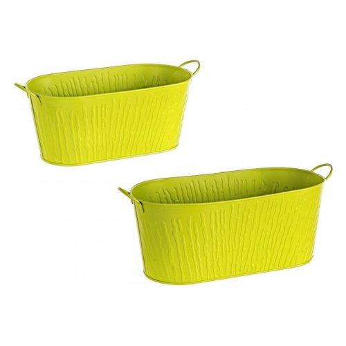 Set vasi piante Yes Everyday 0502811 CORTECCIA Verde opaco