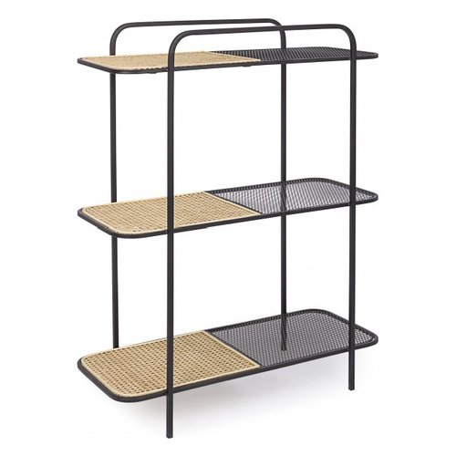 Libreria Yes Everyday 0722140 ELYOT Nero e Legno chiaro
