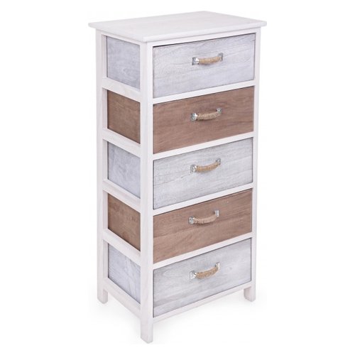 Cassettiera Yes Everyday Meredith Bianco e Color 0210191