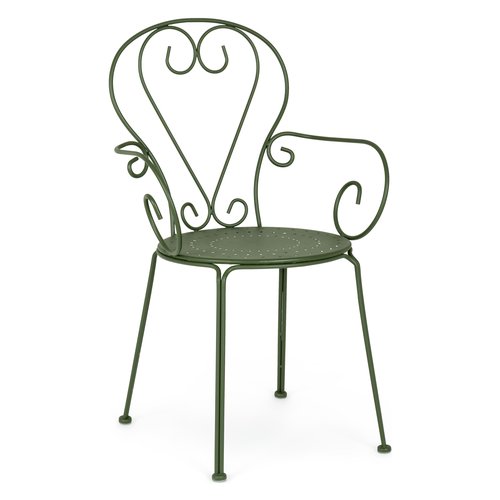 Sedia con braccioli Yes Everyday 0802670 ETIENNE Forest