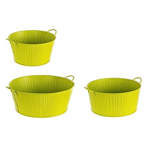 Set vasi piante Yes Everyday 0502810 CORTECCIA Verde opaco