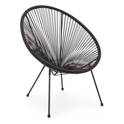 Poltrona Yes Everyday 0802788 PARKER Nero