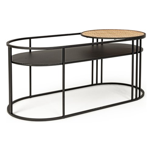 Tavolino Yes Everyday 0722145 ELYOT Nero e Legno naturale