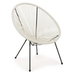 Poltrona Yes Everyday 0802786 PARKER Bianco